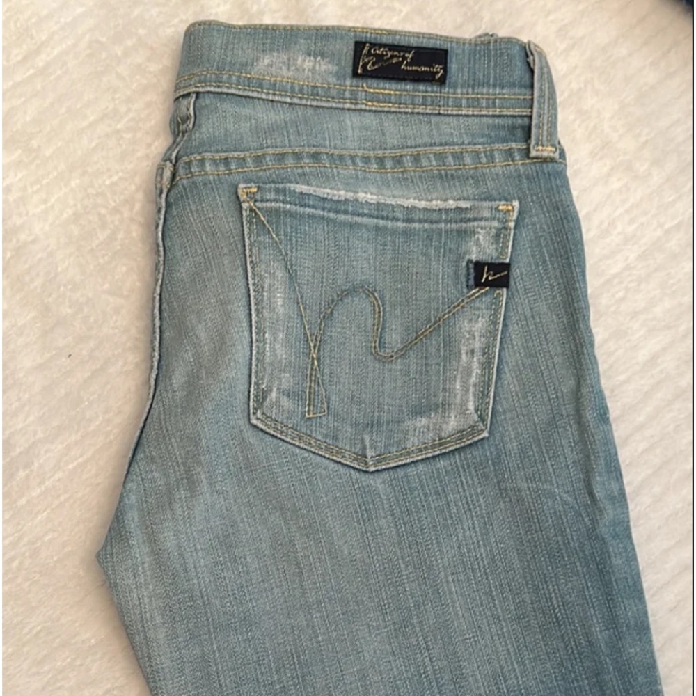 Citizens of Humanity Ingrid #2 stretch.  Size 25. Low waist flare NWOT